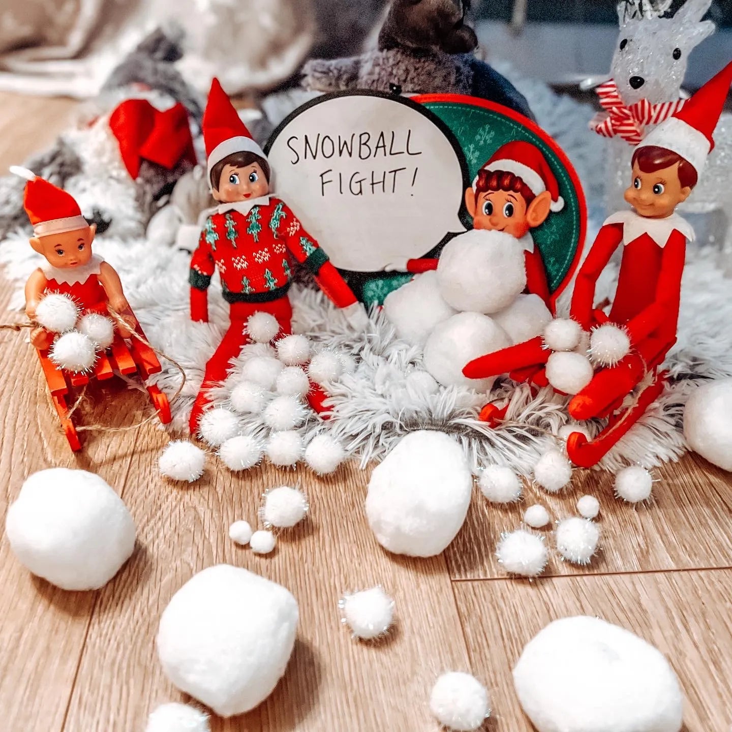 BOLAS DE NIEVE ARTIFICIALES SNOBALL PLAY BATTLE PACK ZIMPLI (4 PACK)