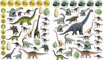 STICKERS REUTILIZABLES DINOSAURIOS