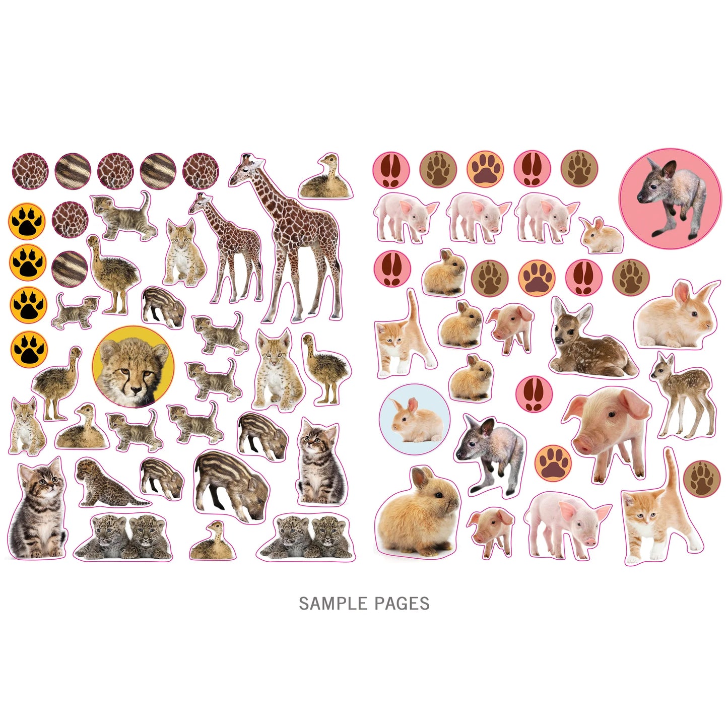 STICKERS REUTILIZABLES ANIMALITOS