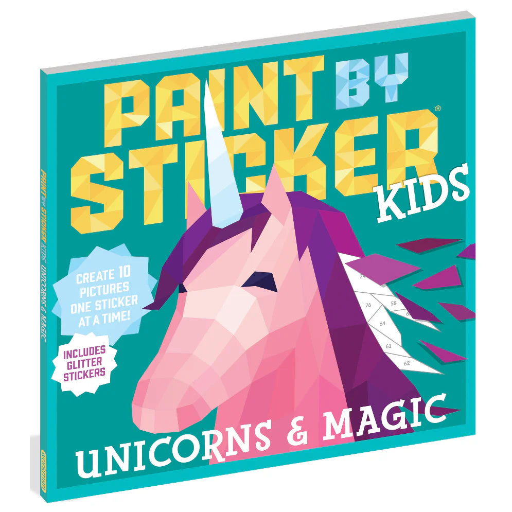PAINT BY STICKER UNICORNS AND MAGIC