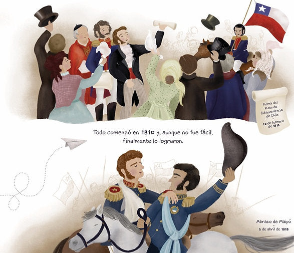LIBRO HABÍA UNA VEZ UN PAÍS LLAMADO CHILE
