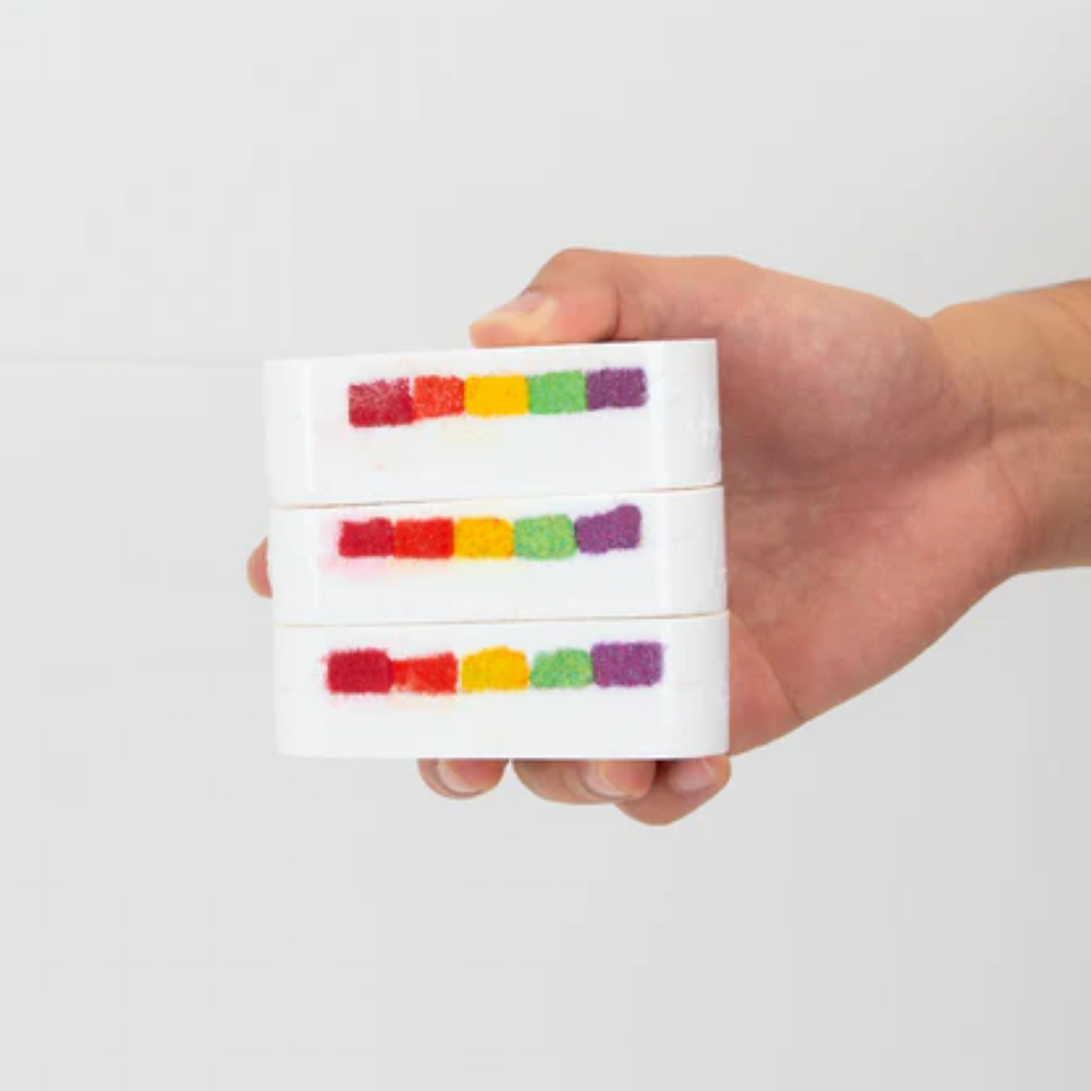 BOMBA DE BAÑO EFECTO ESPECIAL NUBE ARCOIRIS ZIMPLI (3 PACK)