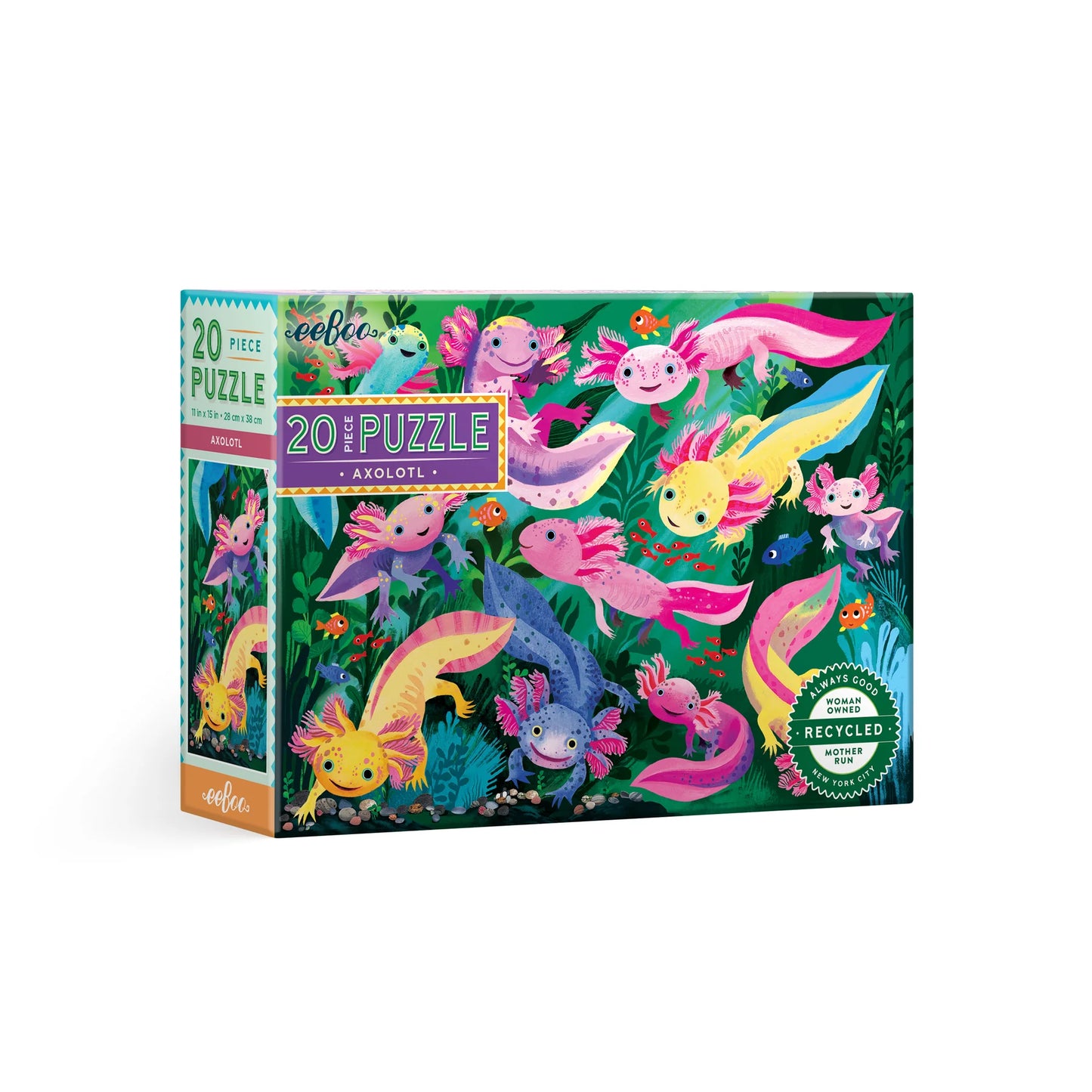 PUZZLE 20 PIEZAS AXOLOTL