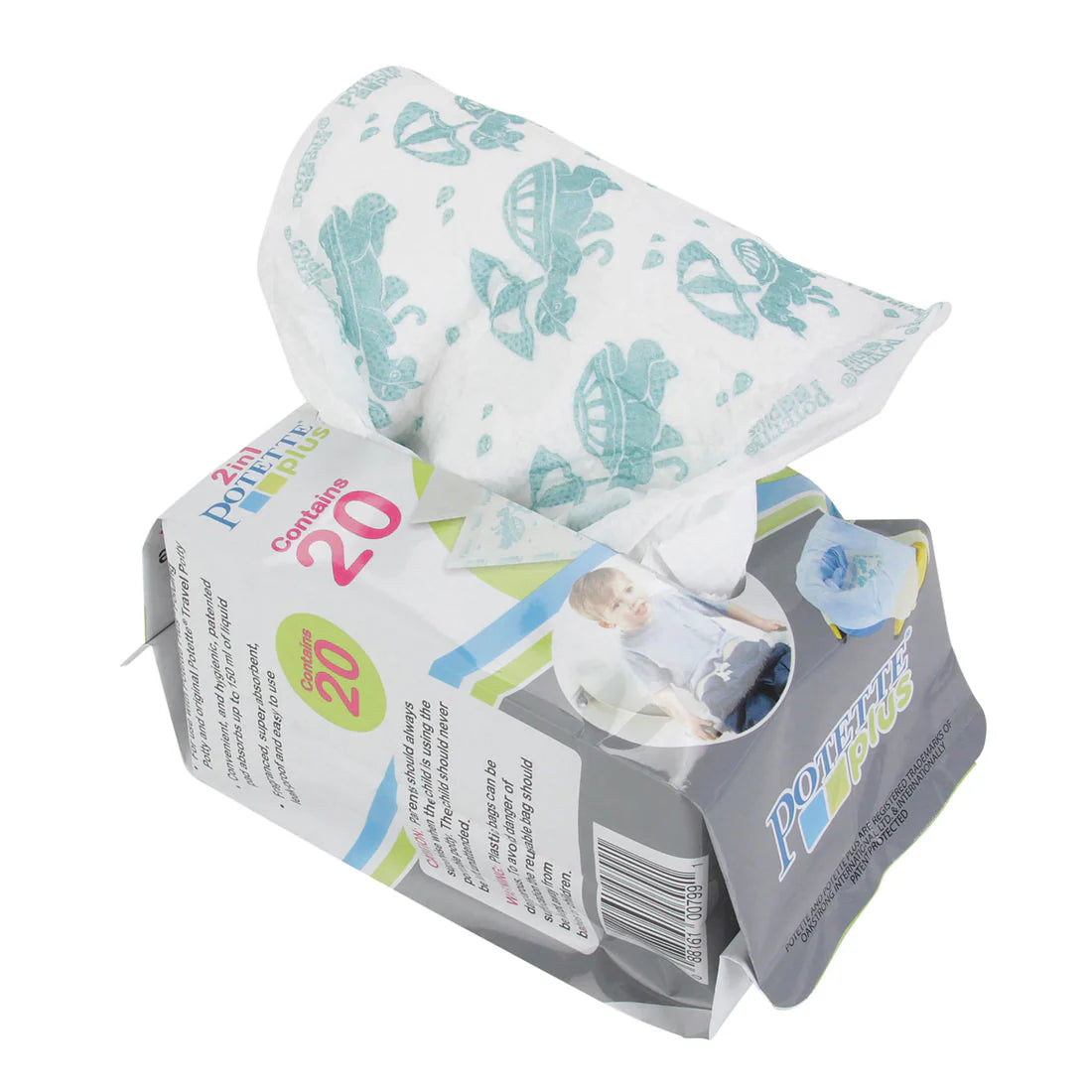 PAQUETE 20 BOLSAS BIODEGRADABLES POTETTE