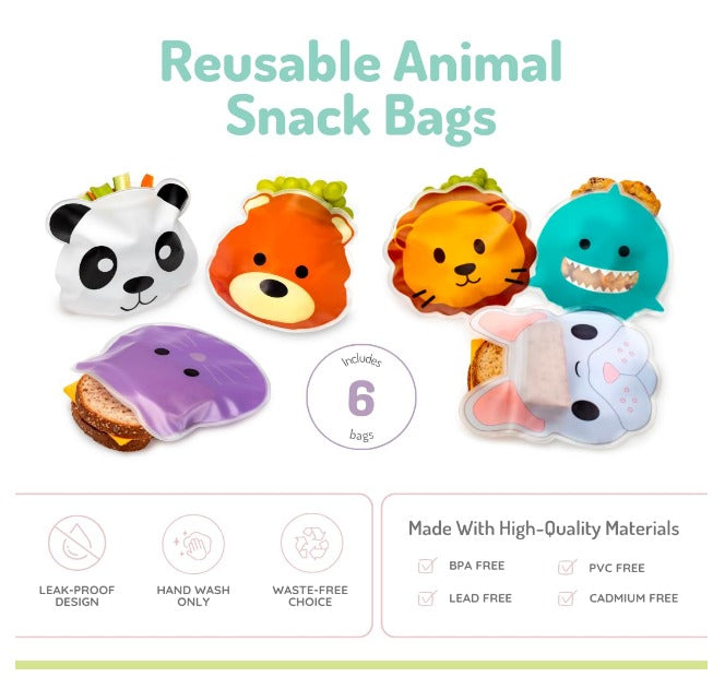 BOLSAS REUTILIZABLES PARA SNACKS