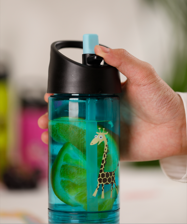 BOTELLA DE AGUA 2 EN 1, 300ML + 150ML