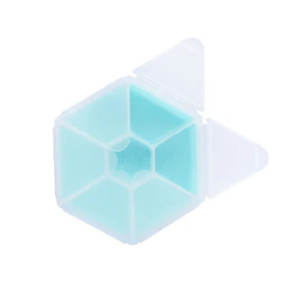 SNACKLE HEXAGONAL 6 COMPARTIMIENTOS AZUL