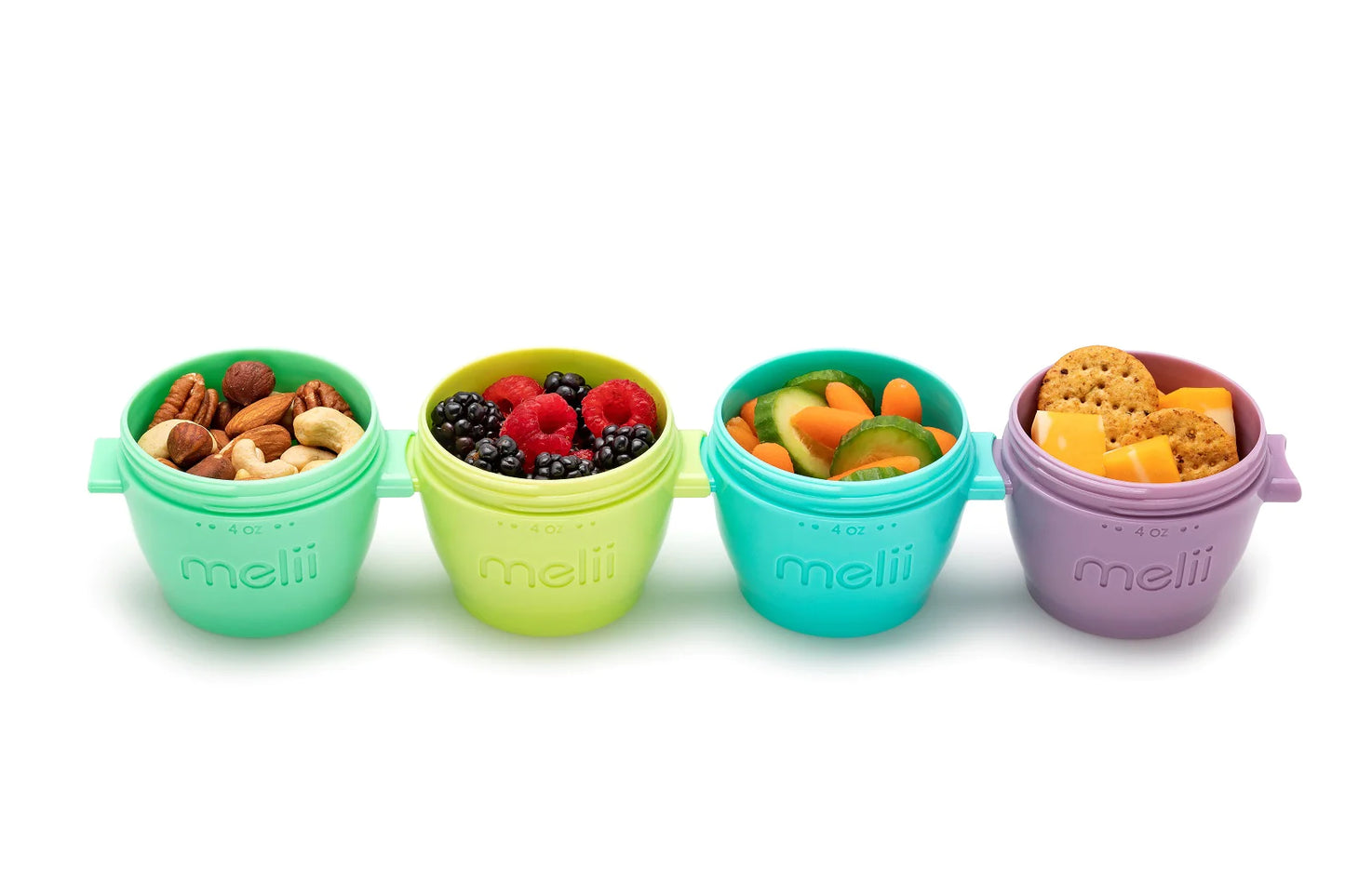PACK 4 CONTENEDORES SNAP & GO 177 ML