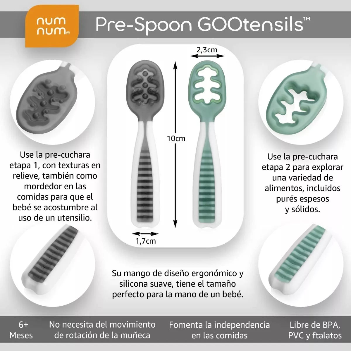 CUCHARAS DE APRENDIZAJE NUM NUM