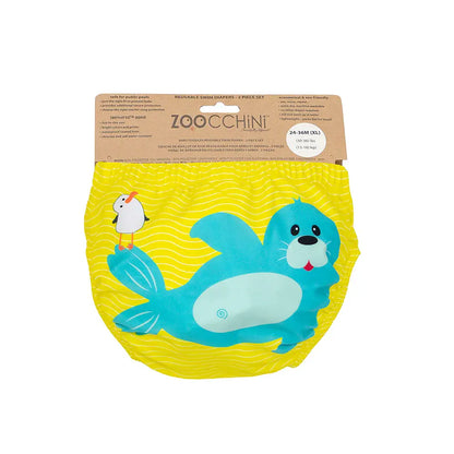 PACK 2 TRAJE DE BAÑO CON PAÑAL FOCA