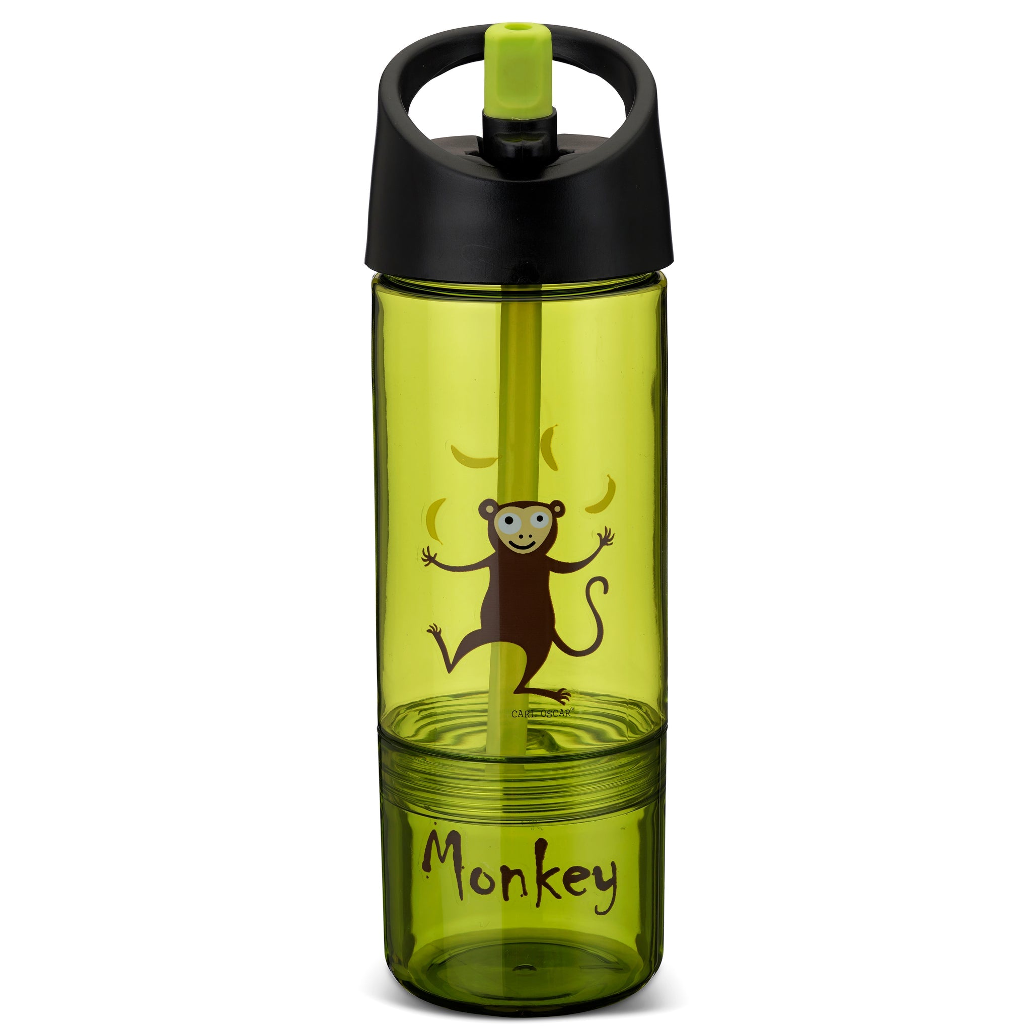 Botella de Agua con Snack Box 2 en 1, 300ml + 150ml