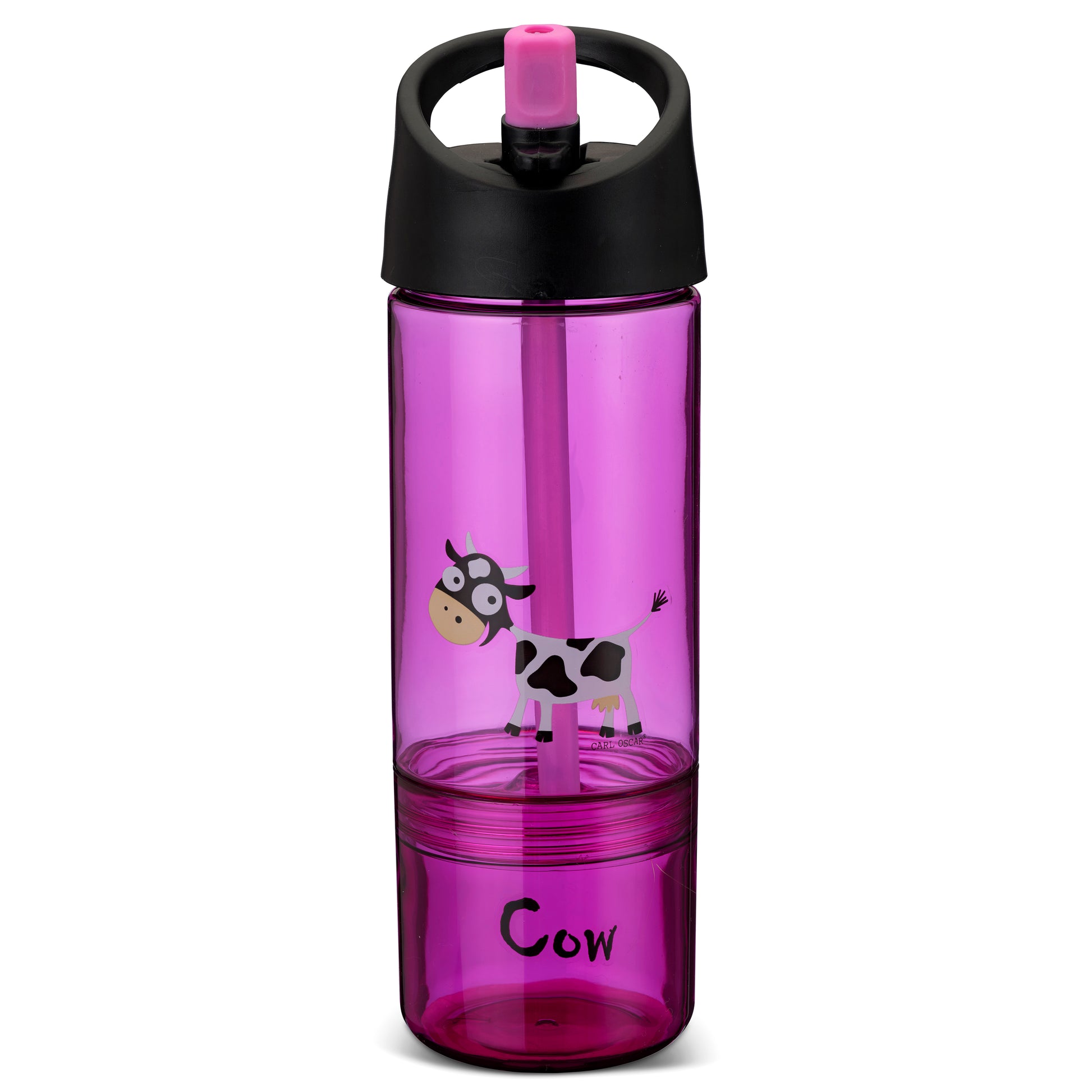 Botella de Agua con Snack Box 2 en 1, 300ml + 150ml
