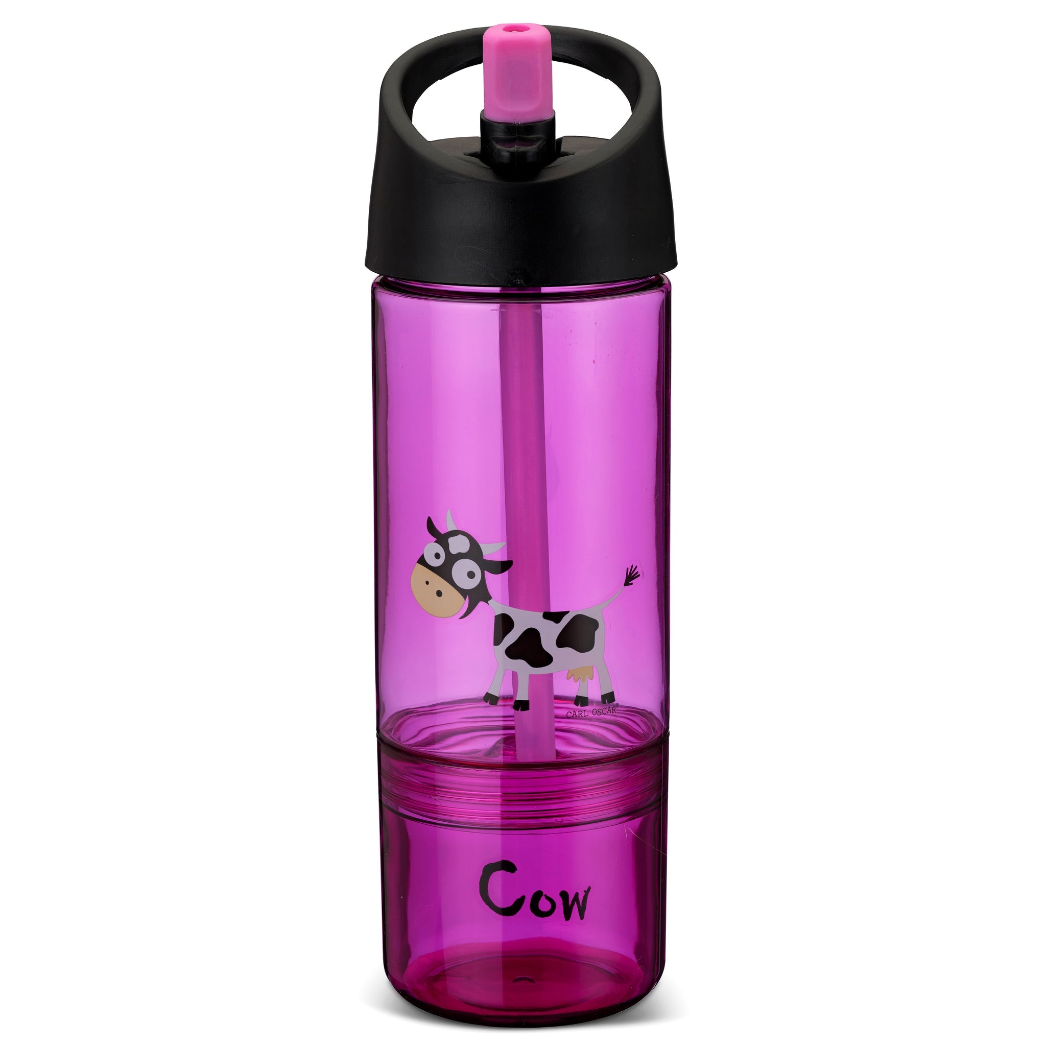 Botella de Agua con Snack Box 2 en 1, 300ml + 150ml