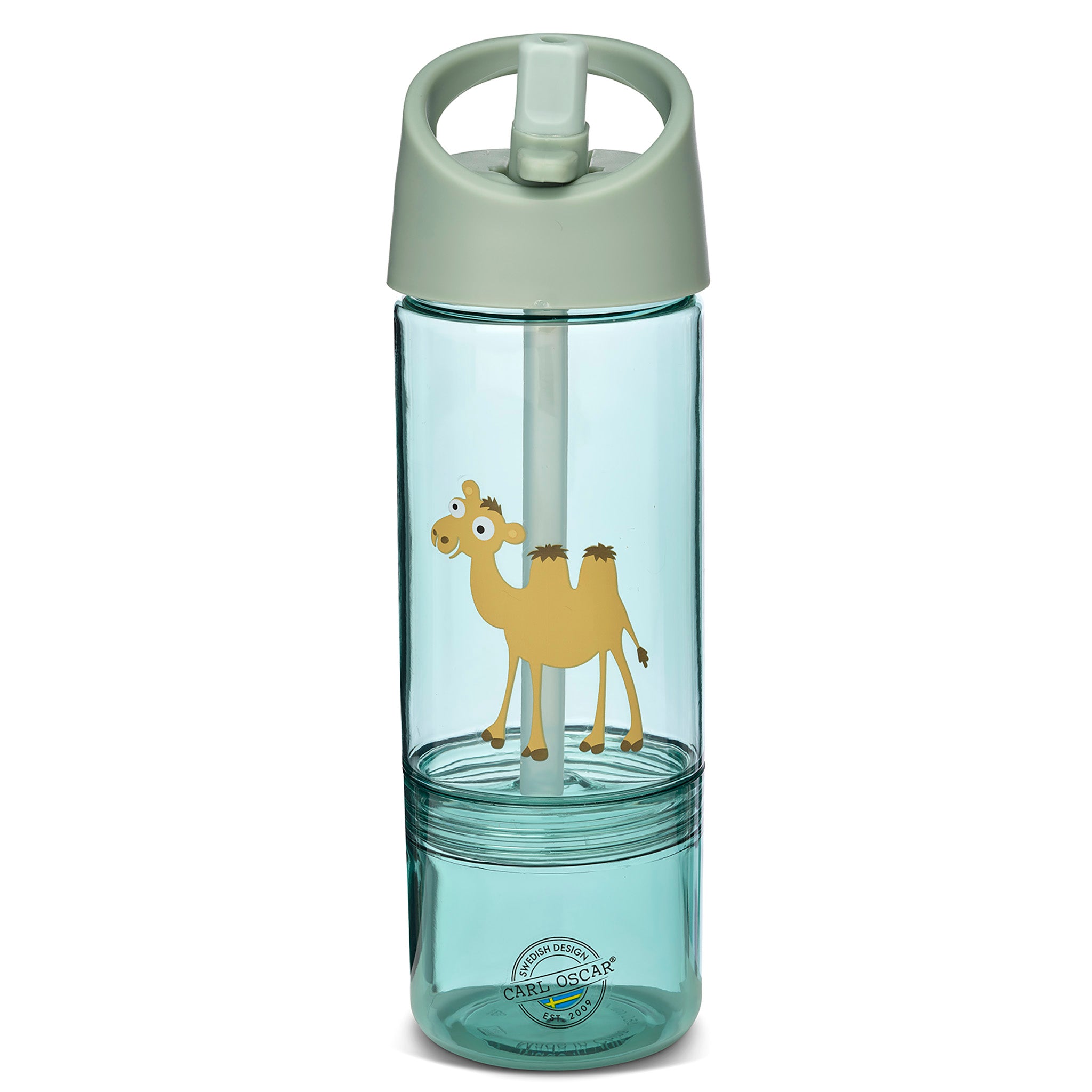 BOTELLA DE AGUA 2 EN 1, 300ML + 150ML COLORES PASTEL