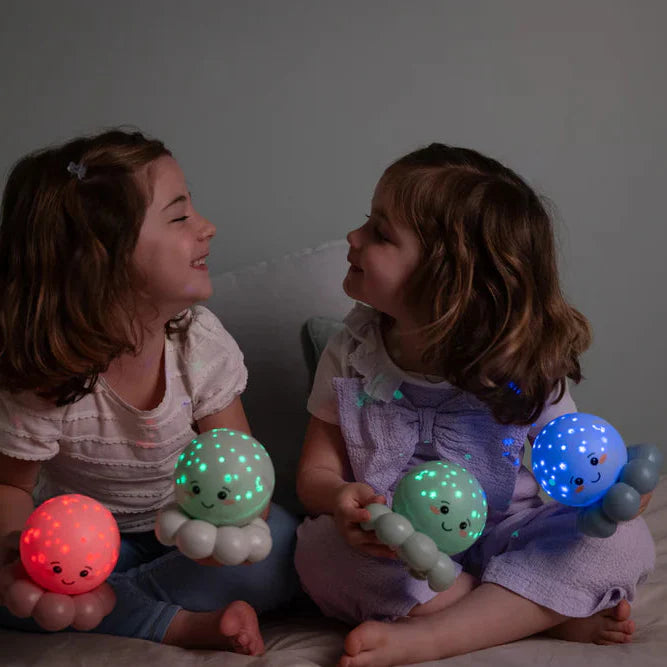 LUZ NOCTURNA TWINKLES TO GO PULPO ROSADO