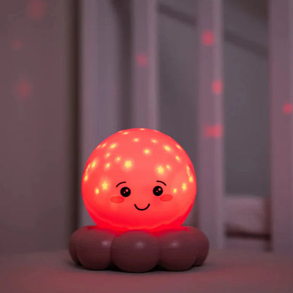 LUZ NOCTURNA TWINKLES TO GO PULPO ROSADO