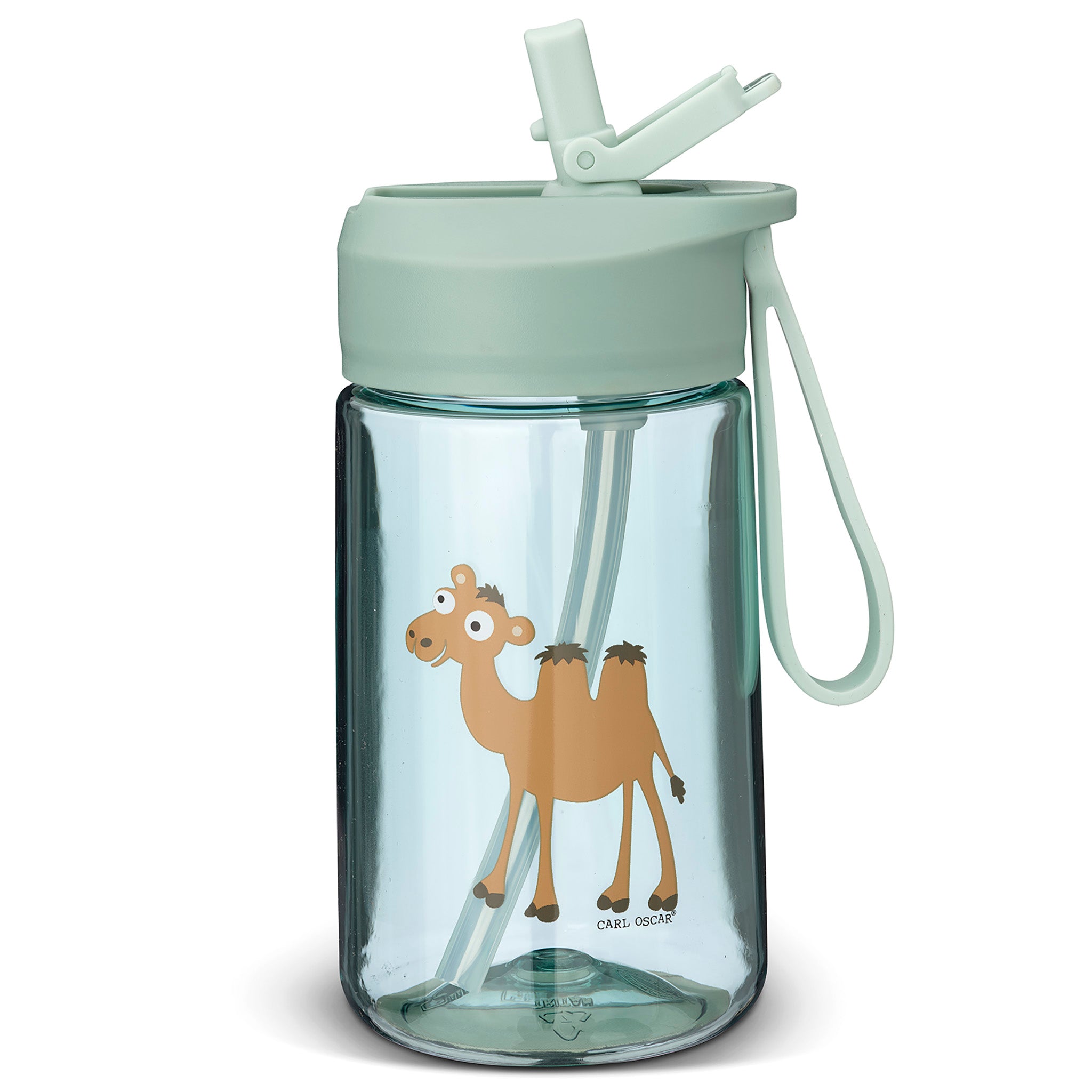 Botella HydraFlip 0.4L Carl Oscar - Verde Camello