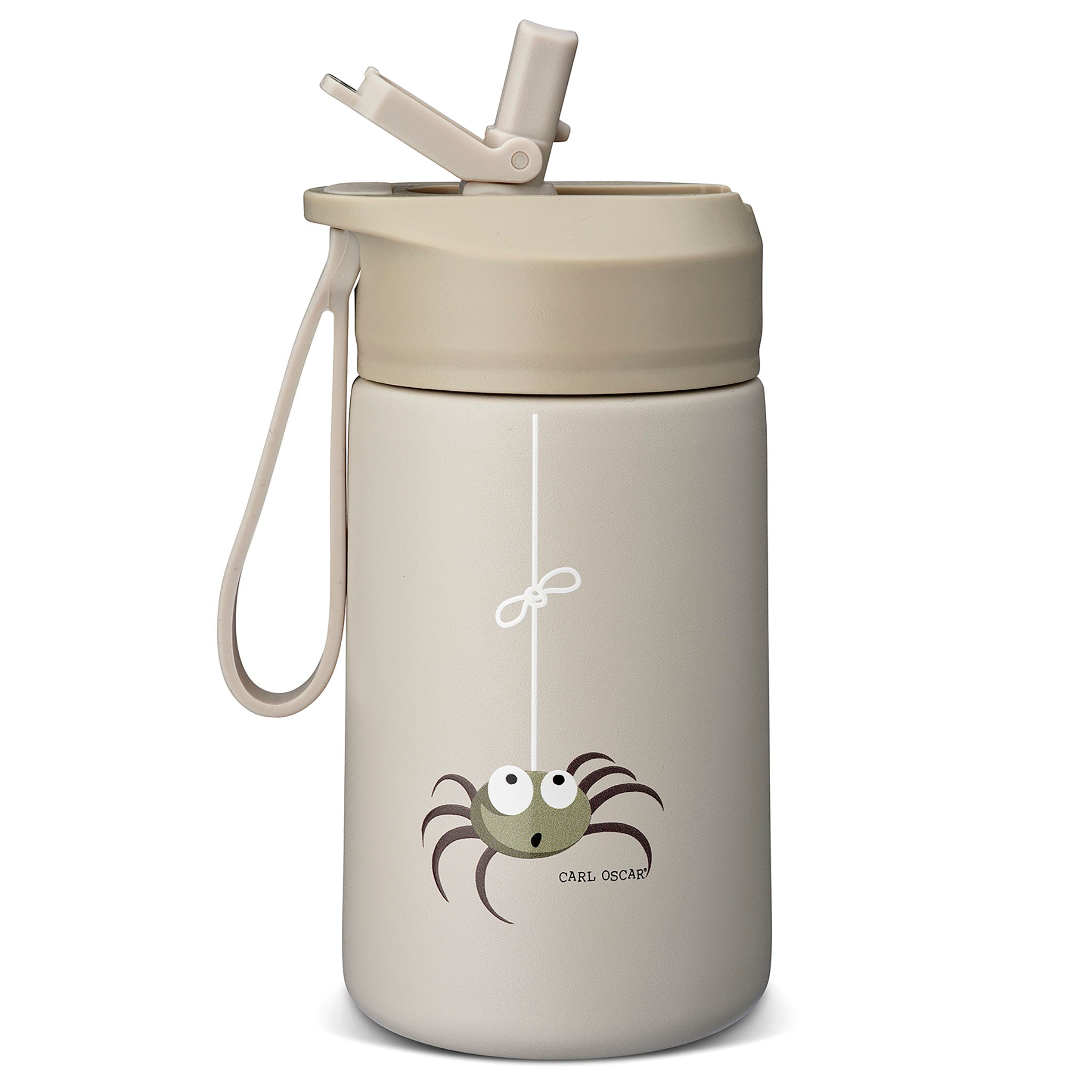 Botella STEELish HydraFlip 0.4L Carl Oscar - Greige Araña