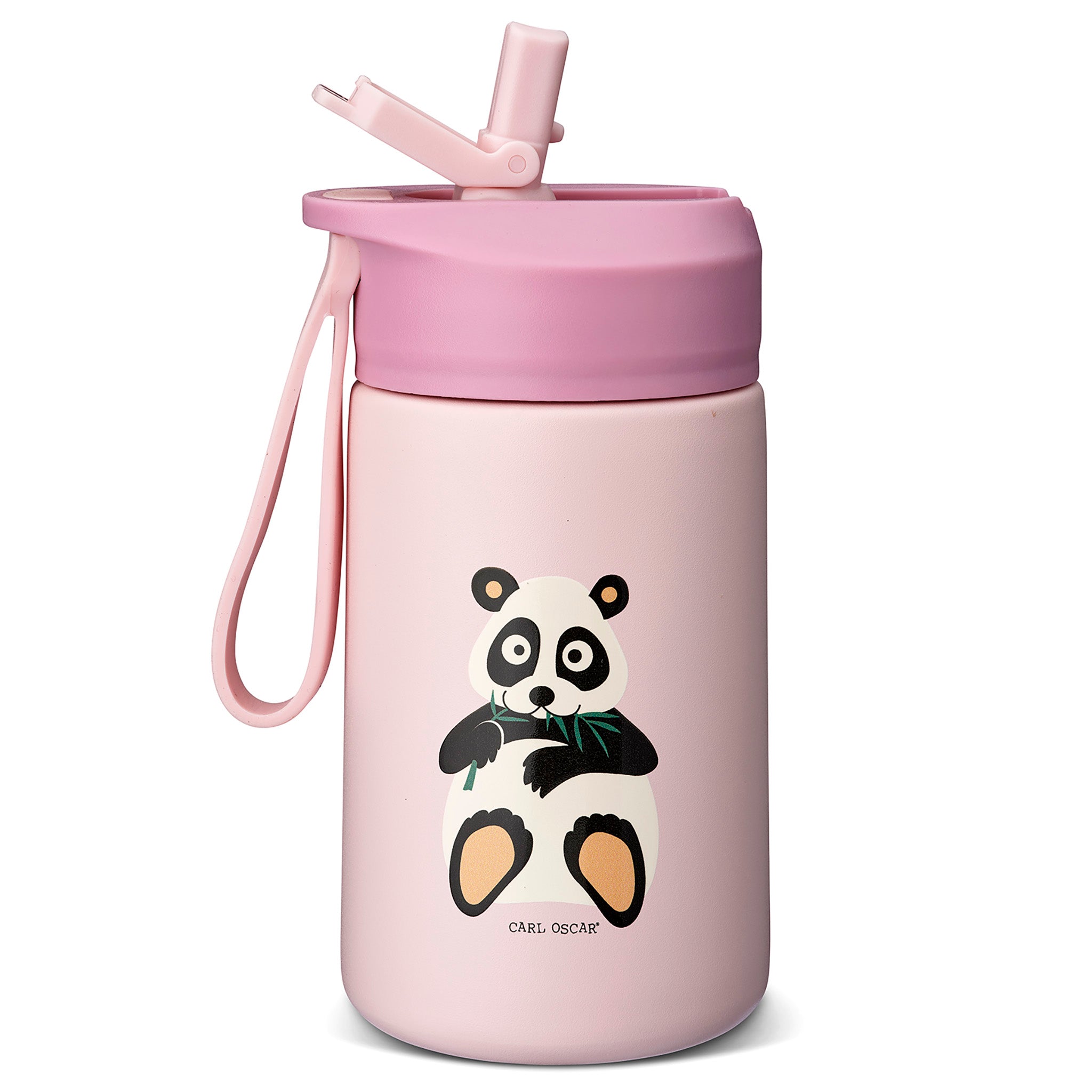 Botella STEELish HydraFlip 0.4L Carl Oscar - Rosa Panda