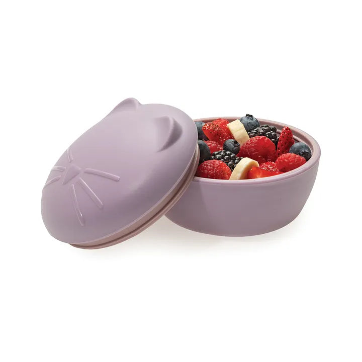 BOWL DE SILICONA GATO MAS CUBIERTOS