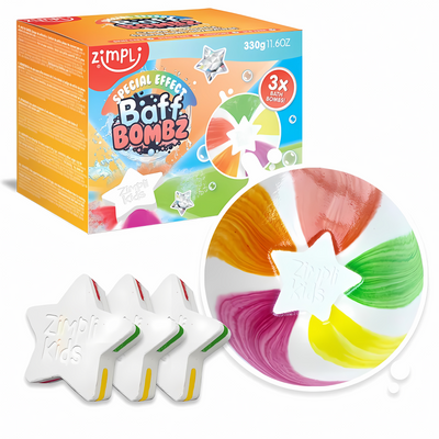 Bomba de Baño Efecto Especial Estrella (3 Pack)