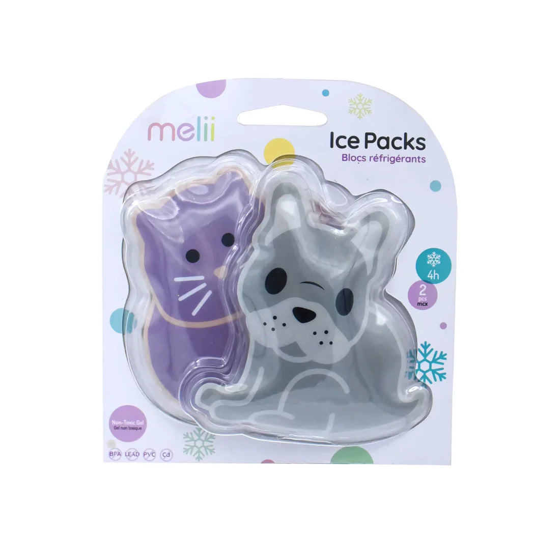 PACK DE 2 GEL FRIOS ICE PACK GATO/PERRO