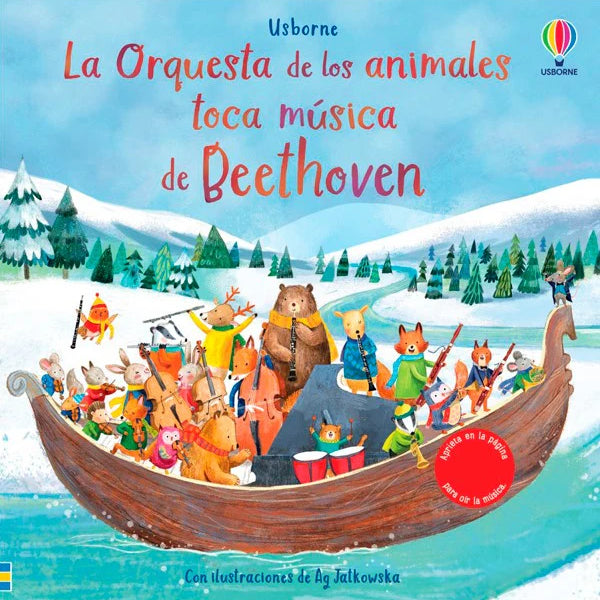 LIBRO LA ORQUESTA DE LOS ANIMALES TOCA MÚSICA BEETHOVEN
