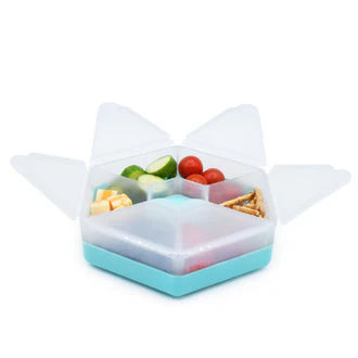 SNACKLE HEXAGONAL 6 COMPARTIMIENTOS AZUL