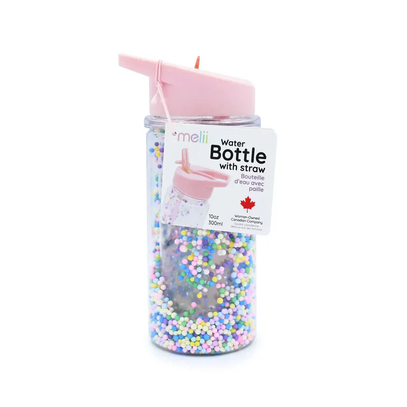 Botella de Agua de Doble Pared Pelotas de Espuma Rosada
