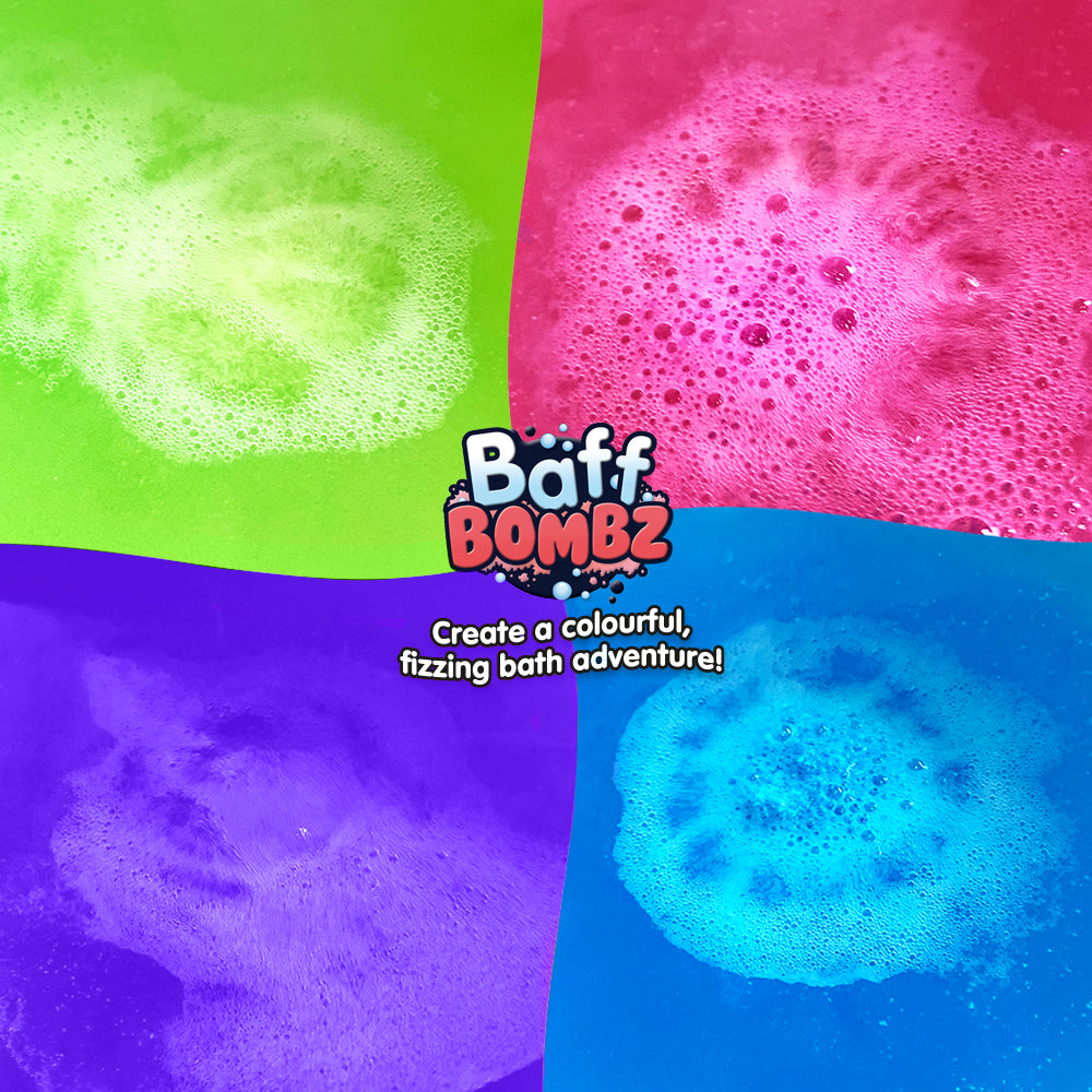 Bomba de baño estrella tiñendo la tina de color Zimpli Kids
