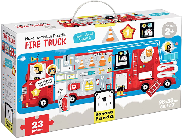 Puzzle Gigante Camión de Bomberos Banana Panda