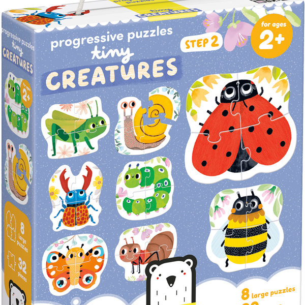 Puzzle Progresivo Pequeñas Criaturas Banana Panda
