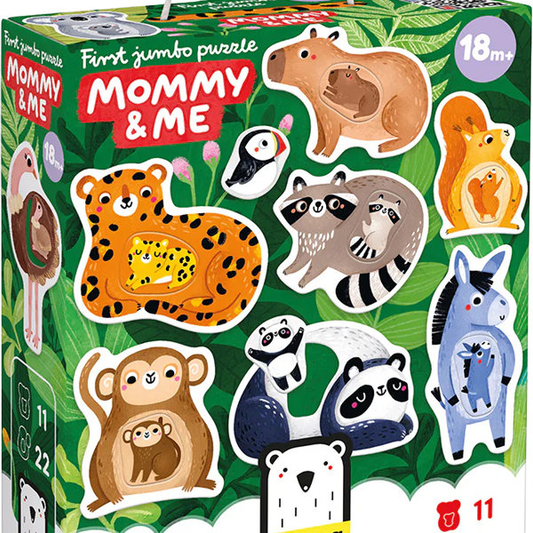 Puzzle Jumbo Mamá y Yo Animales Banana Panda
