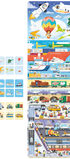 Puzzle y Juego de Búsqueda Transporte Banana Panda
