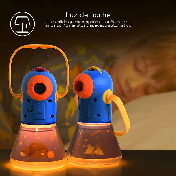 Linterna Proyector de Cuentos y Estrellas