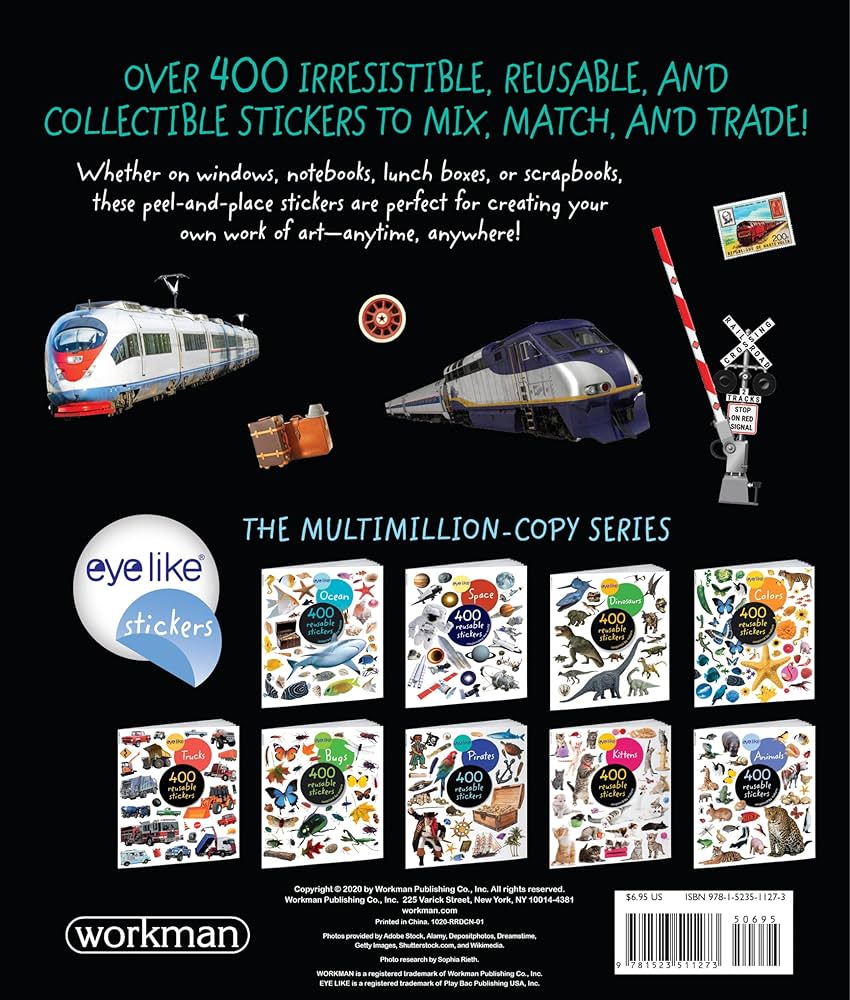 STICKERS REUTILIZABLES TRENES