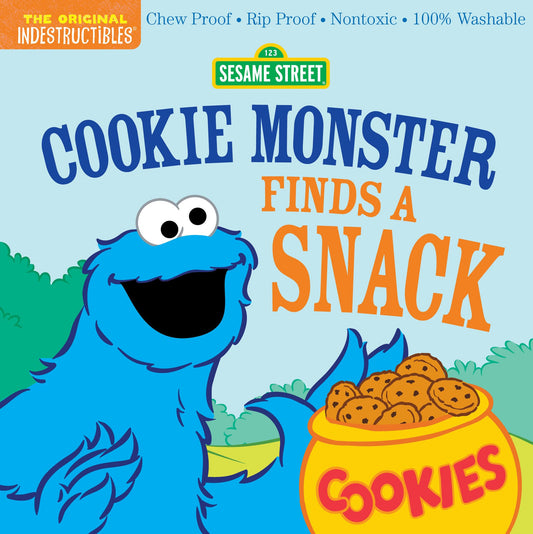 LIBRO INDESTRUCTIBLE COOKIE MONSTER FINDS A SNACK