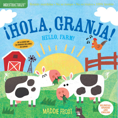 LIBRO INDESTRUCTIBLE: ¡HOLA GRANJA! / HELLO FARM!