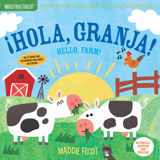 LIBRO INDESTRUCTIBLE: ¡HOLA GRANJA! / HELLO FARM!