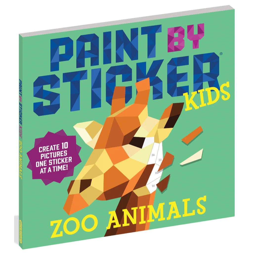 PAINT BY STICKER: ZOO ANIMALS