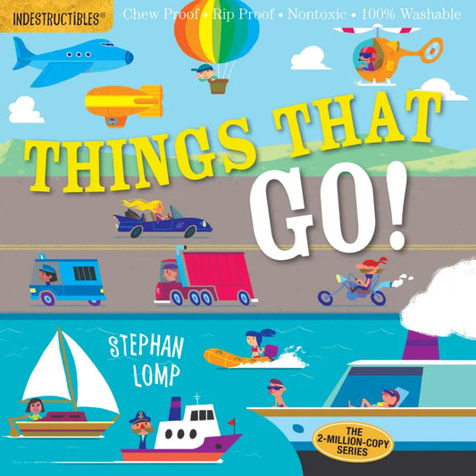 LIBRO INDESTRUCTIBLE: THINGS THAT GO!