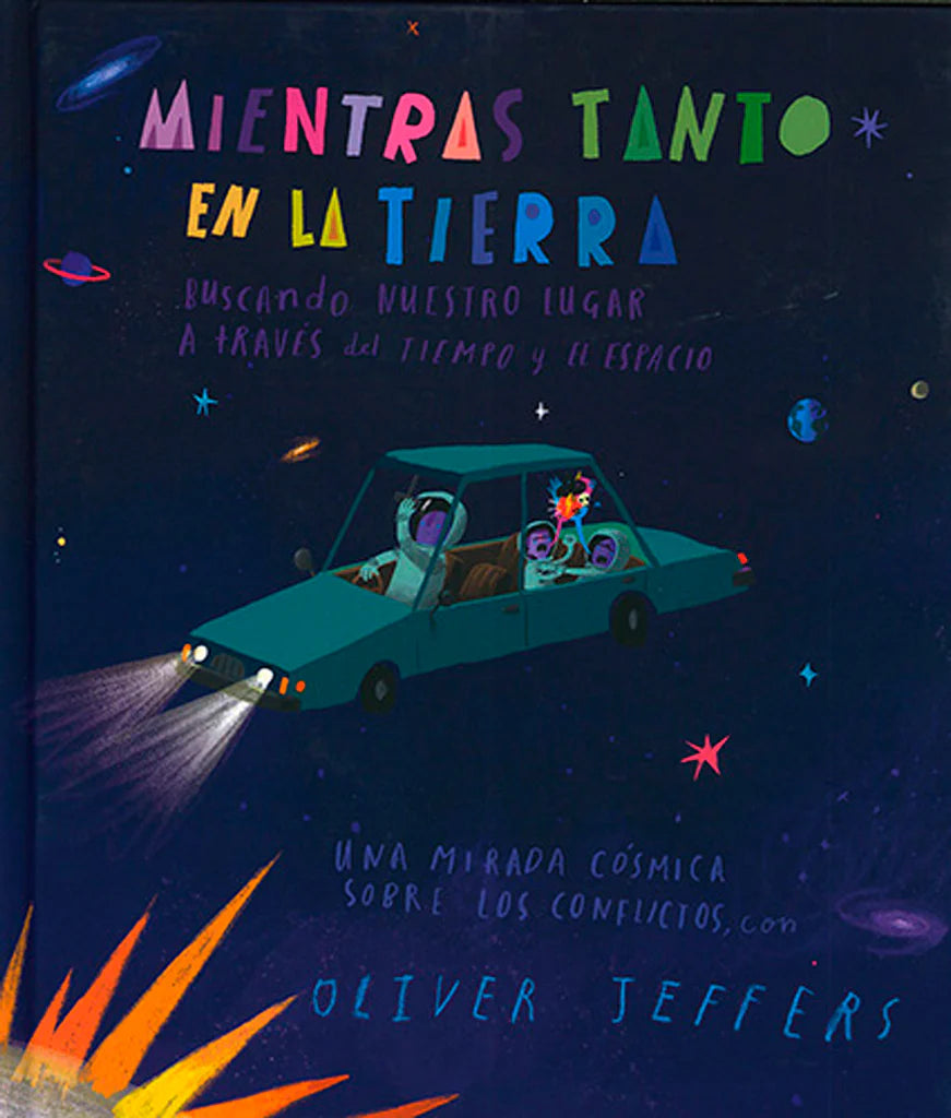 Libro mientras tanto en la tierra