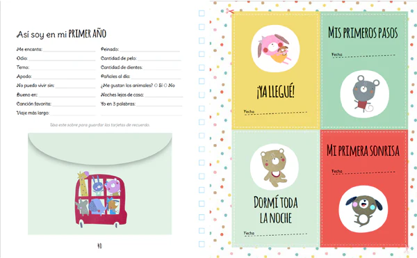 LIBRO DIARIO DE MI BEBÉ