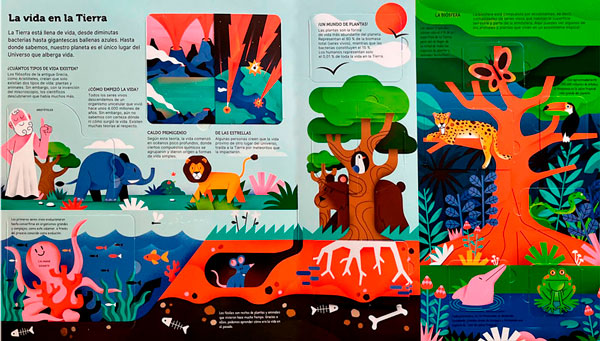Planeta Tierra — Libro con Pop-Ups, Solapas y Ruedas Giratorias