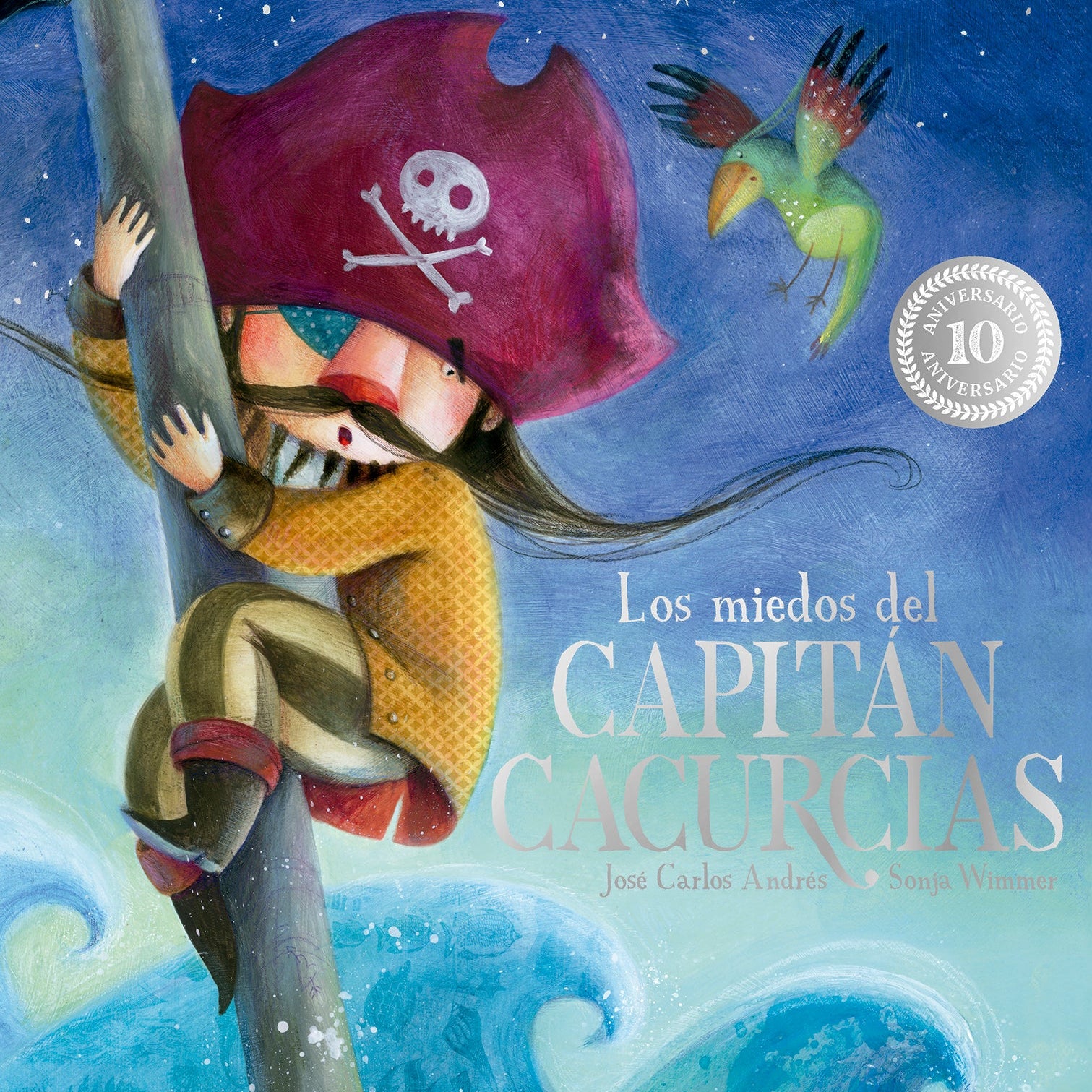 Libro Los Miedos del Capitán Cacurcias portada