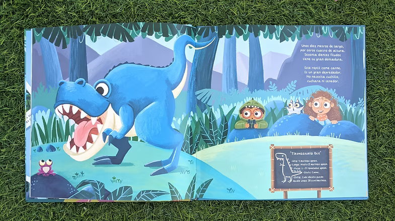 Libro Adela, Nico y los Dinosaurios