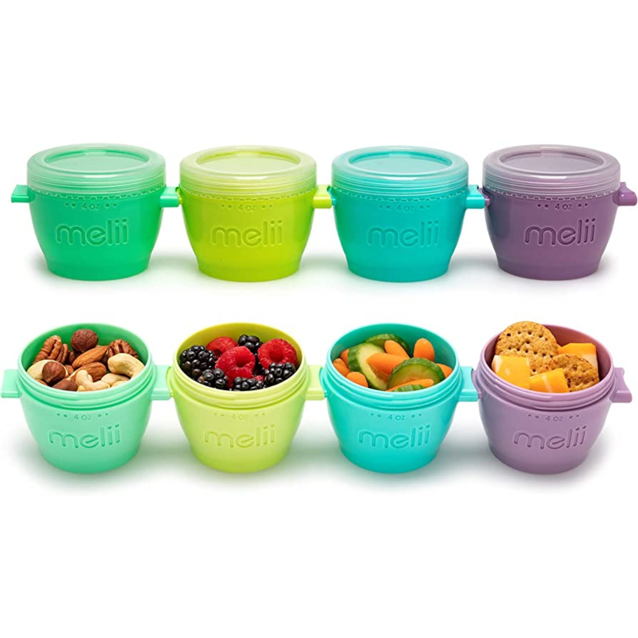 PACK 4 CONTENEDORES SNAP & GO 177 ML