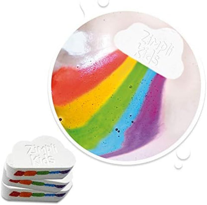 BOMBA DE BAÑO EFECTO ESPECIAL NUBE ARCOIRIS ZIMPLI (3 PACK)