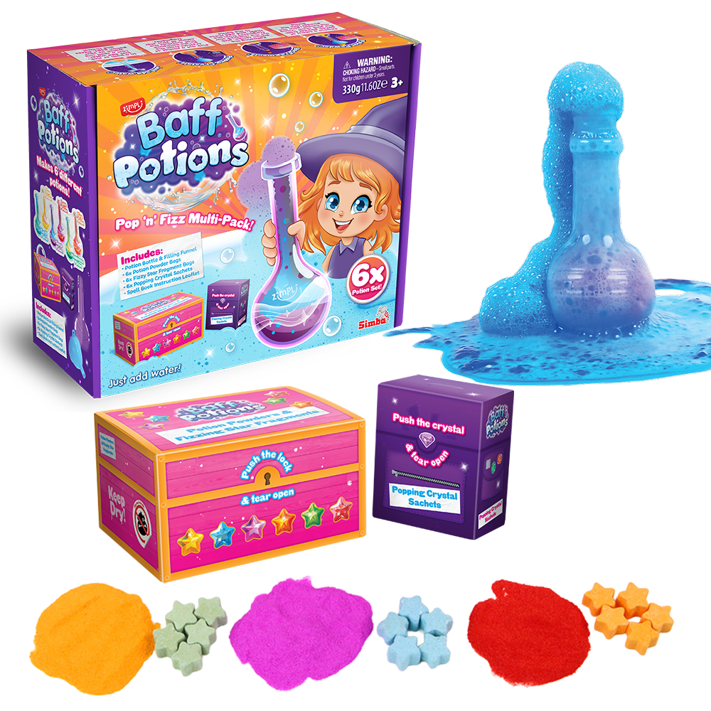 Kit Pociones Mágicas para el Baño – Colores y Espuma