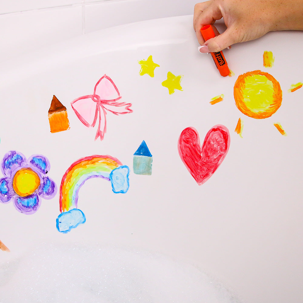 Pinturas para la Tina – 10 Colores Lavables